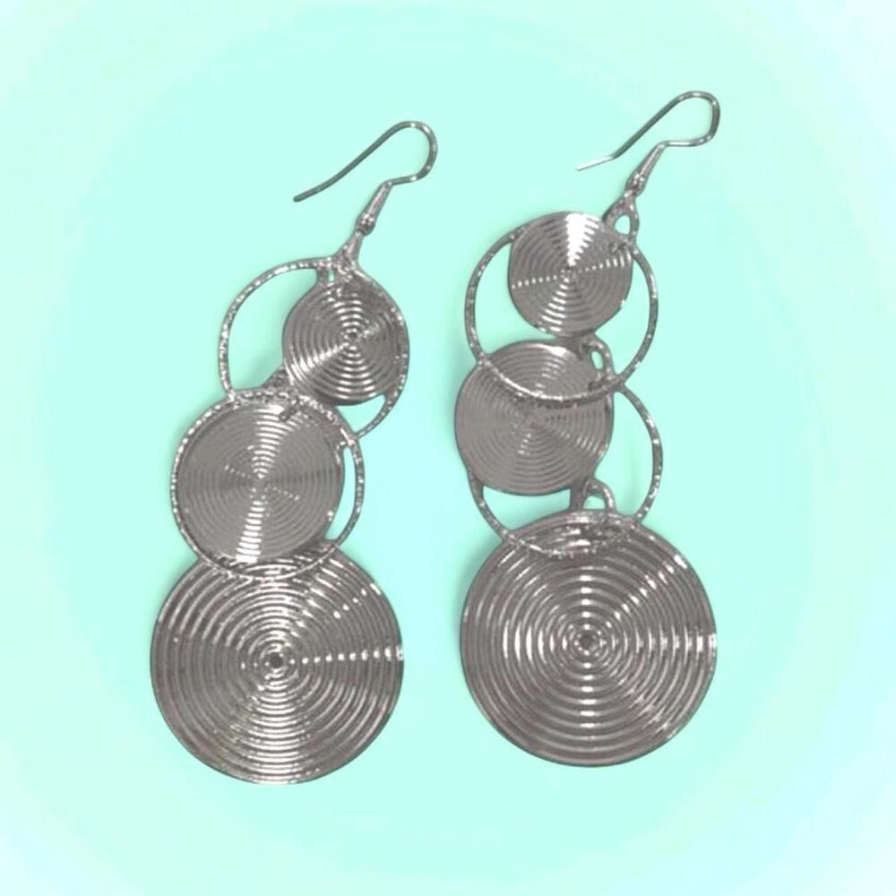 silver plated earrings
